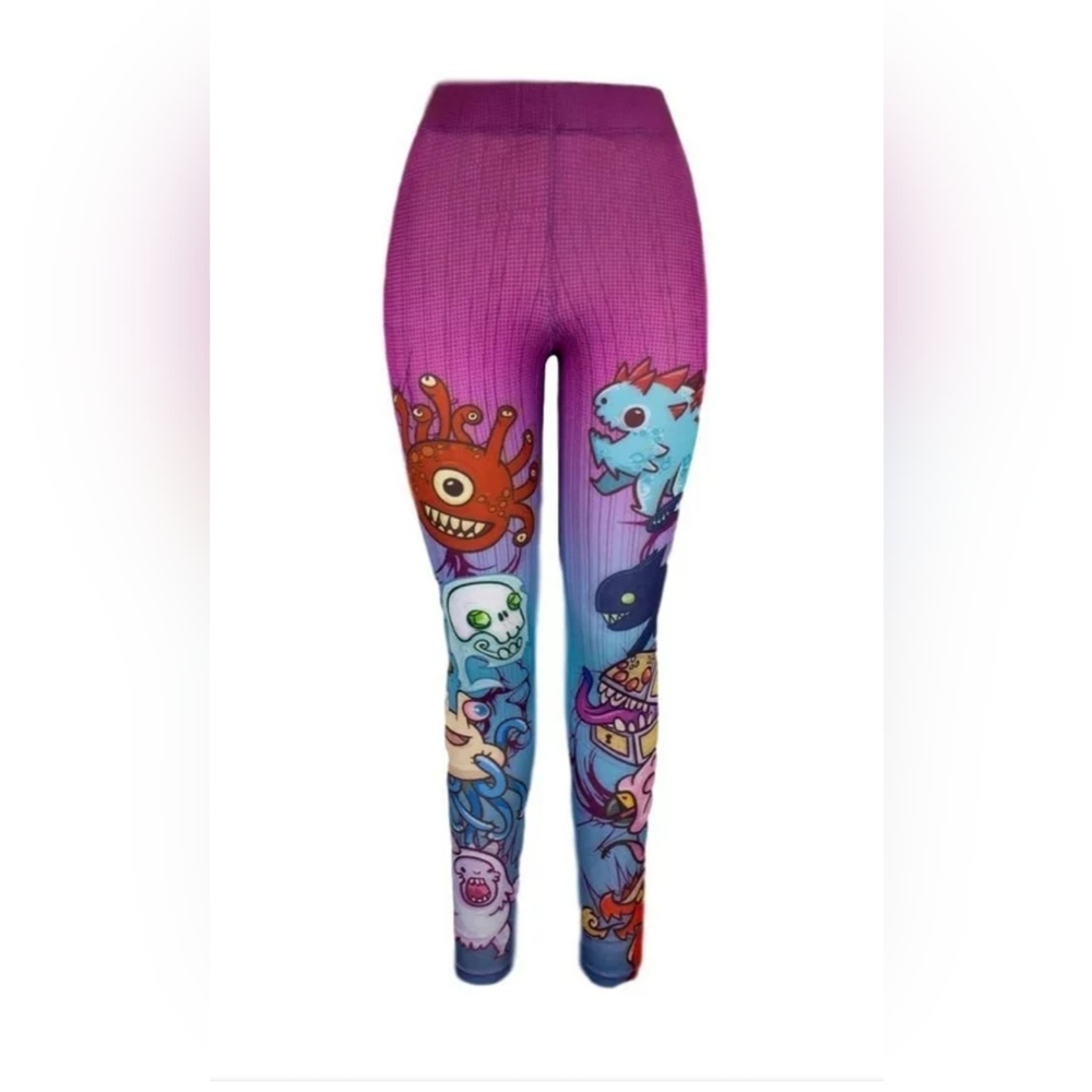 Welovefine Dungeons & Dragons Leggings Size Small Excellent Condition
